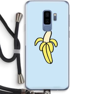 Banana: Samsung Galaxy S9 Plus Transparant Hoesje met koord
