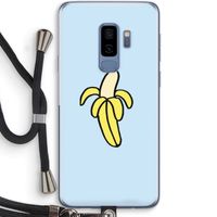Banana: Samsung Galaxy S9 Plus Transparant Hoesje met koord