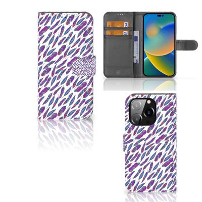 iPhone 14 Pro | Telefoon Hoesje | Feathers Color iPhone 14 Pro | Telefoon Hoesje | Feathers Color