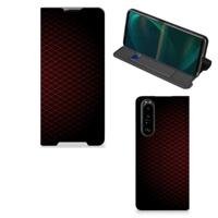 Sony Xperia 5 III | Hoesje met Magneet | Geruit Rood