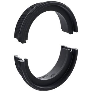 CONTA-CLIP KDS-RGA M50 BK Schroefdraad- en vergrendelingsadapter Plaatdikte (max.): 7 mm Polyamide 6.6 Zwart 5 stuk(s)