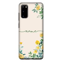 Gele bloemen: Samsung Galaxy S20 Tough Case