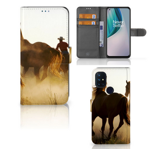OnePlus Nord N10 Telefoonhoesje met Pasjes Design Cowboy