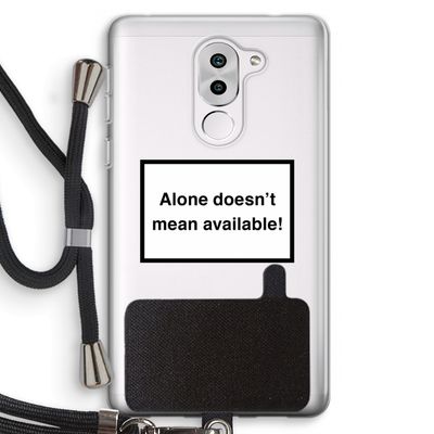 Alone: Honor 6X Transparant Hoesje met koord