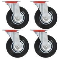 VidaXL Zwenkwielen 4 st 125 mm VidaXL Zwenkwielen 4 st 125 mm