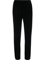 Genny pantalon en velours à coupe slim - Noir