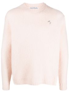 Acne Studios pull en laine à col rond - Rose