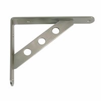 AMIG Plankdrager/steun Heavy Support - metaal - zilver - H300 x B240 mm - Tot 260 kg - thumbnail