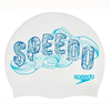 Speedo 08385-C618 Slogan Print Cap Zwembadmuts