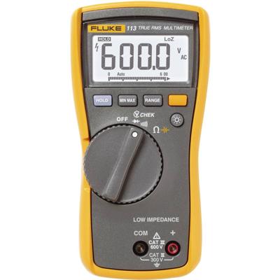 Fluke 113 Multimeter Digitaal CAT III 600 V Weergave (counts): 6000