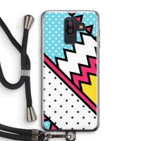Pop Art #2: Samsung Galaxy J8 (2018) Transparant Hoesje met koord