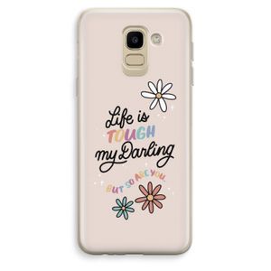 Tough Life: Samsung Galaxy J6 (2018) Transparant Hoesje