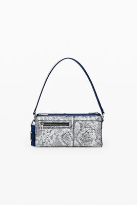Small convertible animal print bag - BLUE - U