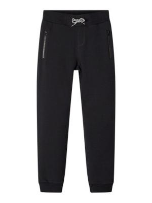 Name it zomer sweat broek jongens - zwart - NkmHonk