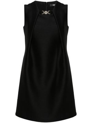 Versace robe courte à plaque Medusa - Noir