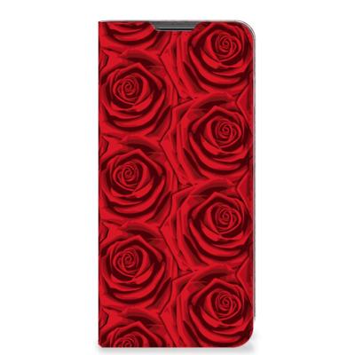 Motorola Moto G22 Smart Cover Red Roses
