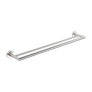 Dubbele Handdoekhouder Sapho X-Steel Hangend 65x5.5 cm Geborsteld RVS