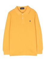 POLO RALPH LAUREN KIDS polo à logo brodé - Jaune