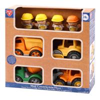 Play mini constructie voertuigen met figuren speelset, 8dlg. Play mini constructie voertuigen met figuren speelset, 8dlg.