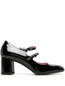 Carel Paris escarpins Alice 60 mm en cuir verni - Noir