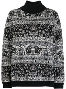 Antonio Marras pull Lupetto à motif en jacquard - Noir