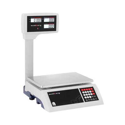 Controle weegschaal - 30 kg / 5 g - 31 x 21 cm - 6 LCD hoge displays