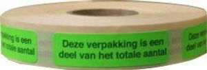 Blockland Strooketiket verpakking is deel van totaal 44 x 11 (750 st)