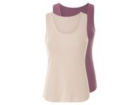 esmara 2 Dames tops (Roze/beige, M (40/42))