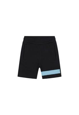 Malelions Junior Captain Shorts Zwart / Blauw-176 maat 176