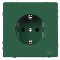 Merten MEG2300-6004 Wandcontactdoos System Design Groen 1 stuk(s)