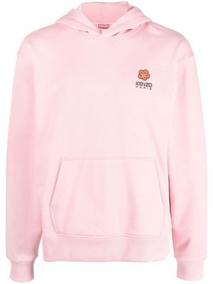 Kenzo hoodie à logo brodé - Rose
