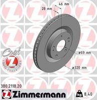 Remschijf COAT Z 380211820