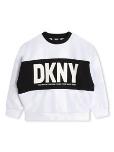 Dkny Kids sweat à logo imprimé - Gris