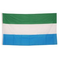 Sierra Leone grote Vlag 90 x 150cm