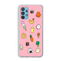Happy bento friends: Samsung Galaxy A32 4G Transparant Hoesje