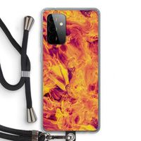 Eternal Fire: Samsung Galaxy A72 5G Transparant Hoesje met koord Eternal Fire: Samsung Galaxy A72 5G Transparant Hoesje met koord
