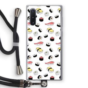 Sushi time: Samsung Galaxy Note 10 Transparant Hoesje met koord