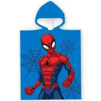 Spiderman poncho 50 x 100 cm blauw