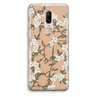 Blossoming spring: OnePlus 6 Transparant Hoesje