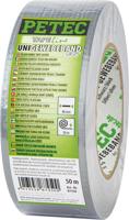 PETEC textieltape "uni" fabric tape 50m silver