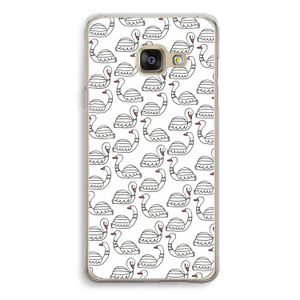 Zwanen: Samsung Galaxy A3 (2016) Transparant Hoesje