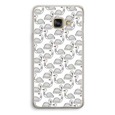Zwanen: Samsung Galaxy A3 (2016) Transparant Hoesje