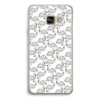 Zwanen: Samsung Galaxy A3 (2016) Transparant Hoesje