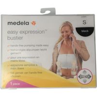 Medela Bustier easy express zwart maat S (1 st)