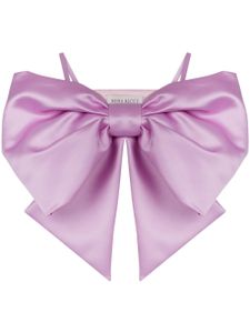 Nina Ricci haut crop à détail de nœud - Rose