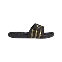 adidas Adissage Slippers Zwart Goud - thumbnail