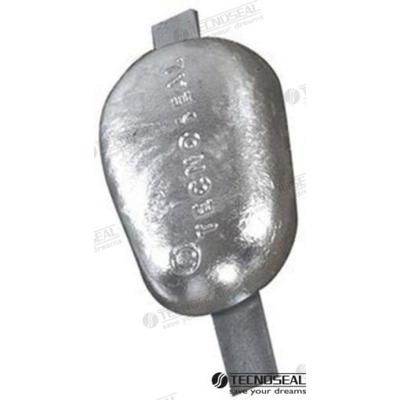 TEN00352 - ANODE VOOR HET LASSEN VAN ZINK 250X25X5MM 3KG