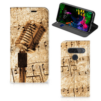 LG G8s Thinq Stand Case Bladmuziek - thumbnail