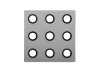 Mepal onderzetter domino grey