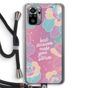 Good stories: Xiaomi Redmi Note 10S Transparant Hoesje met koord